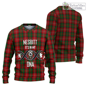 Nesbitt Tartan Ugly Sweater with Family Crest DNA In Me Style