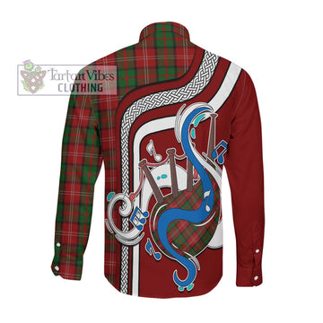 Nesbitt Tartan Long Sleeve Button Shirt with Epic Bagpipe Style