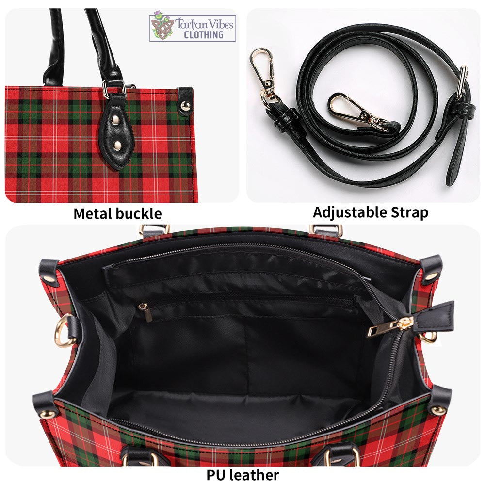 Tartan Vibes Clothing Nesbitt Modern Tartan Luxury Leather Handbags