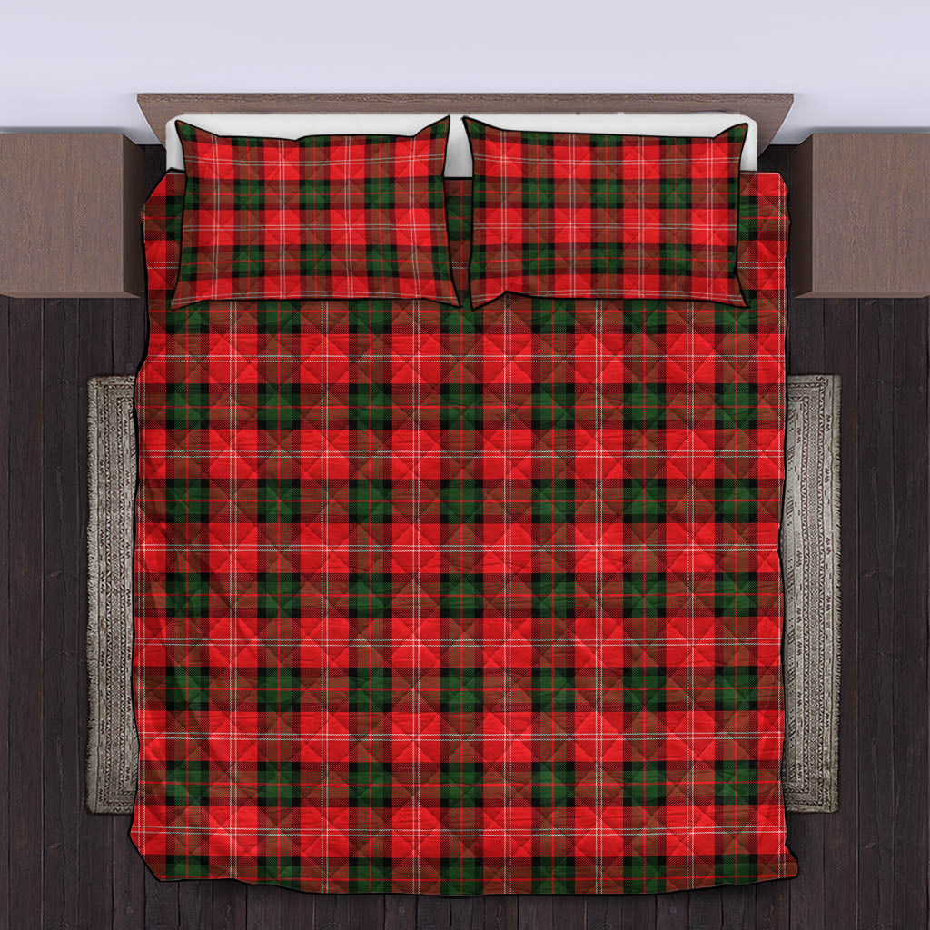 Nesbitt (Nisbet) Tartan Quilt Bed Set King - Tartan Vibes Clothing