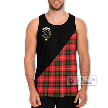 Nesbitt (Nisbet) Tartan Men's Tank Top with Family Crest and Military Logo Style