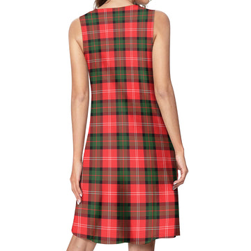 Nesbitt (Nisbet) Tartan Womens Casual Dresses