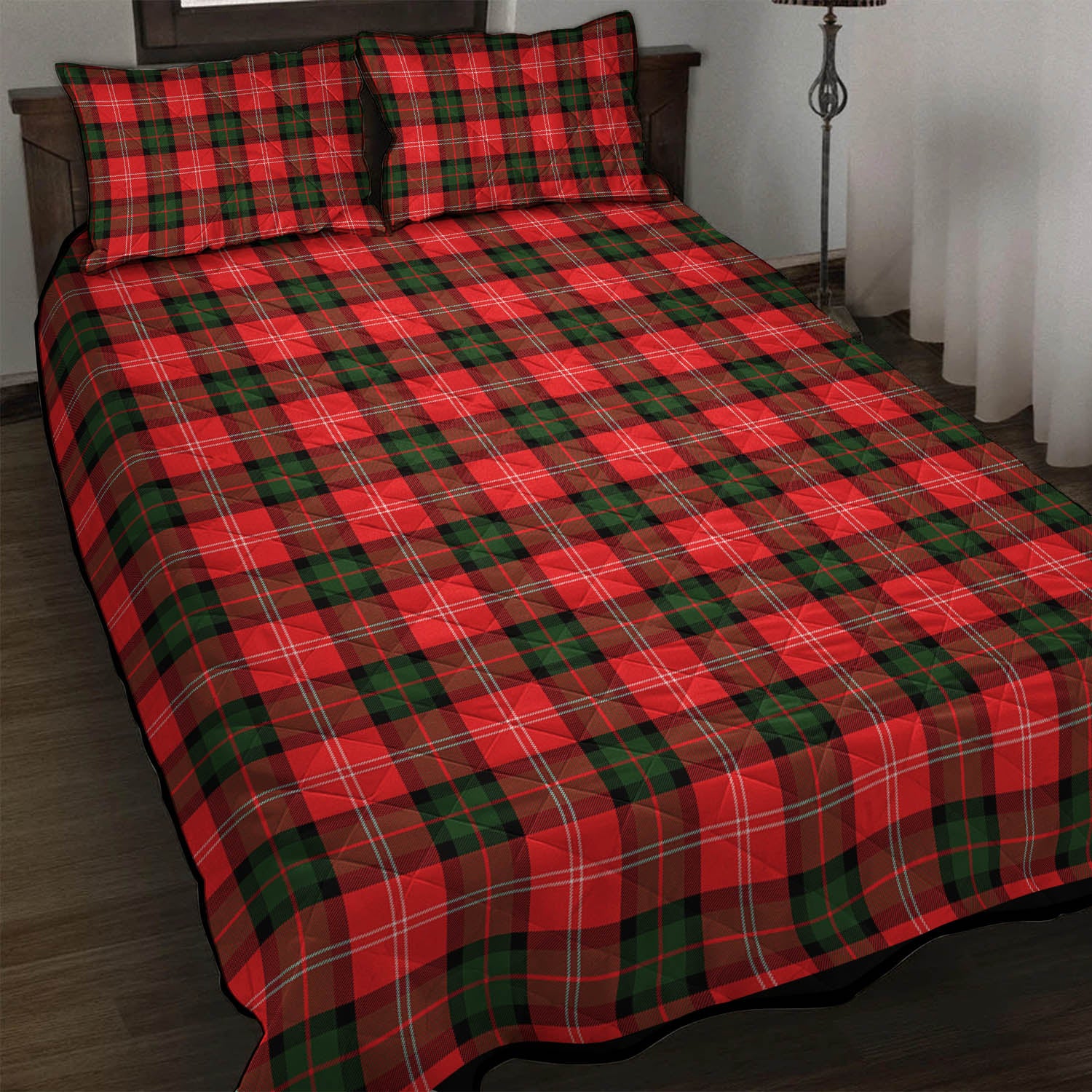 Nesbitt (Nisbet) Tartan Quilt Bed Set - Tartan Vibes Clothing