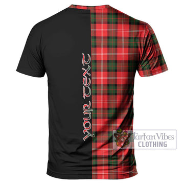 Nesbitt (Nisbet) Tartan T-Shirt with Family Crest and Half Of Me Style