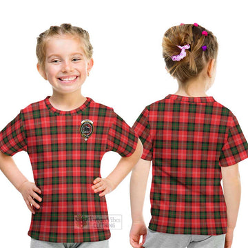 Nesbitt (Nisbet) Tartan Kid T-Shirt with Family Crest