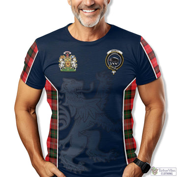 Nesbitt Modern Tartan T-Shirt with Family Crest and Lion Rampant Vibes Sport Style