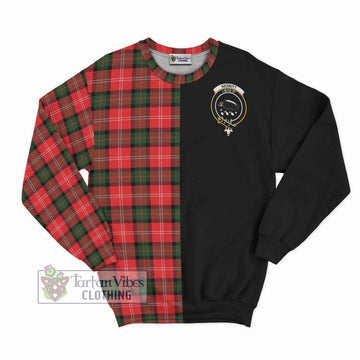 Nesbitt (Nisbet) Tartan Sweatshirt with Family Crest and Half Of Me Style