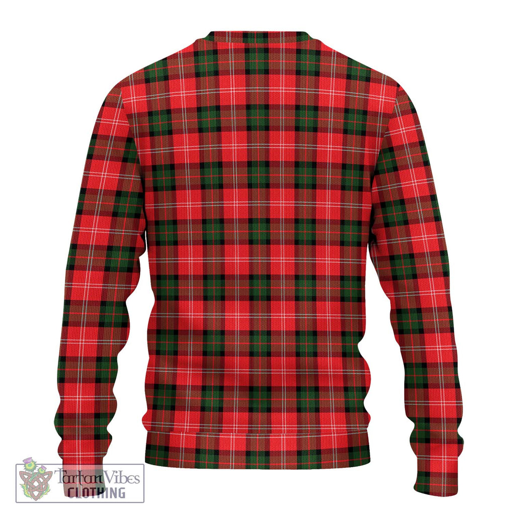 Nesbitt (Nisbet) Tartan Knitted Sweater with Family Crest DNA In Me Style - Tartanvibesclothing Shop