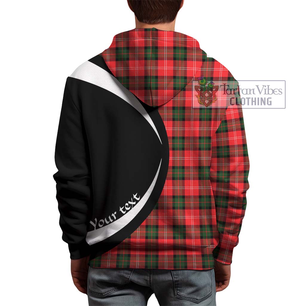 Tartan Vibes Clothing Nesbitt Modern Tartan Hoodie with Family Crest Circle Style