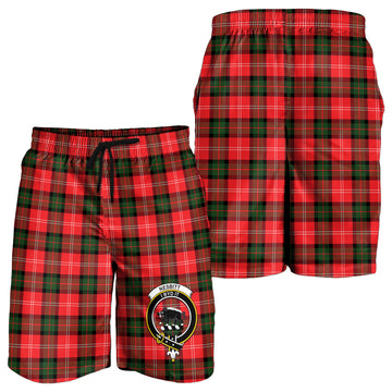 Nesbitt (Nisbet) Tartan Mens Shorts with Family Crest