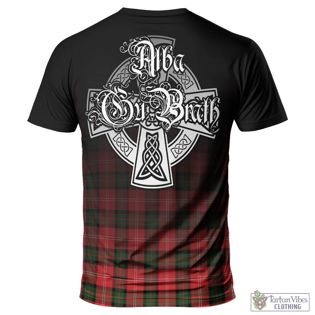 Tartan Vibes Clothing Nesbitt Modern Tartan T-Shirt Featuring Alba Gu Brath Family Crest Celtic Inspired