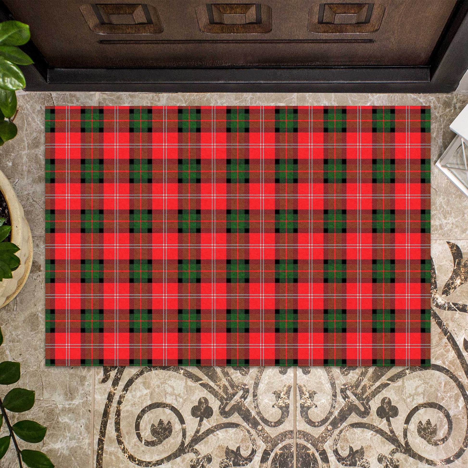 Nesbitt Modern Tartan Door Mat - Tartanvibesclothing