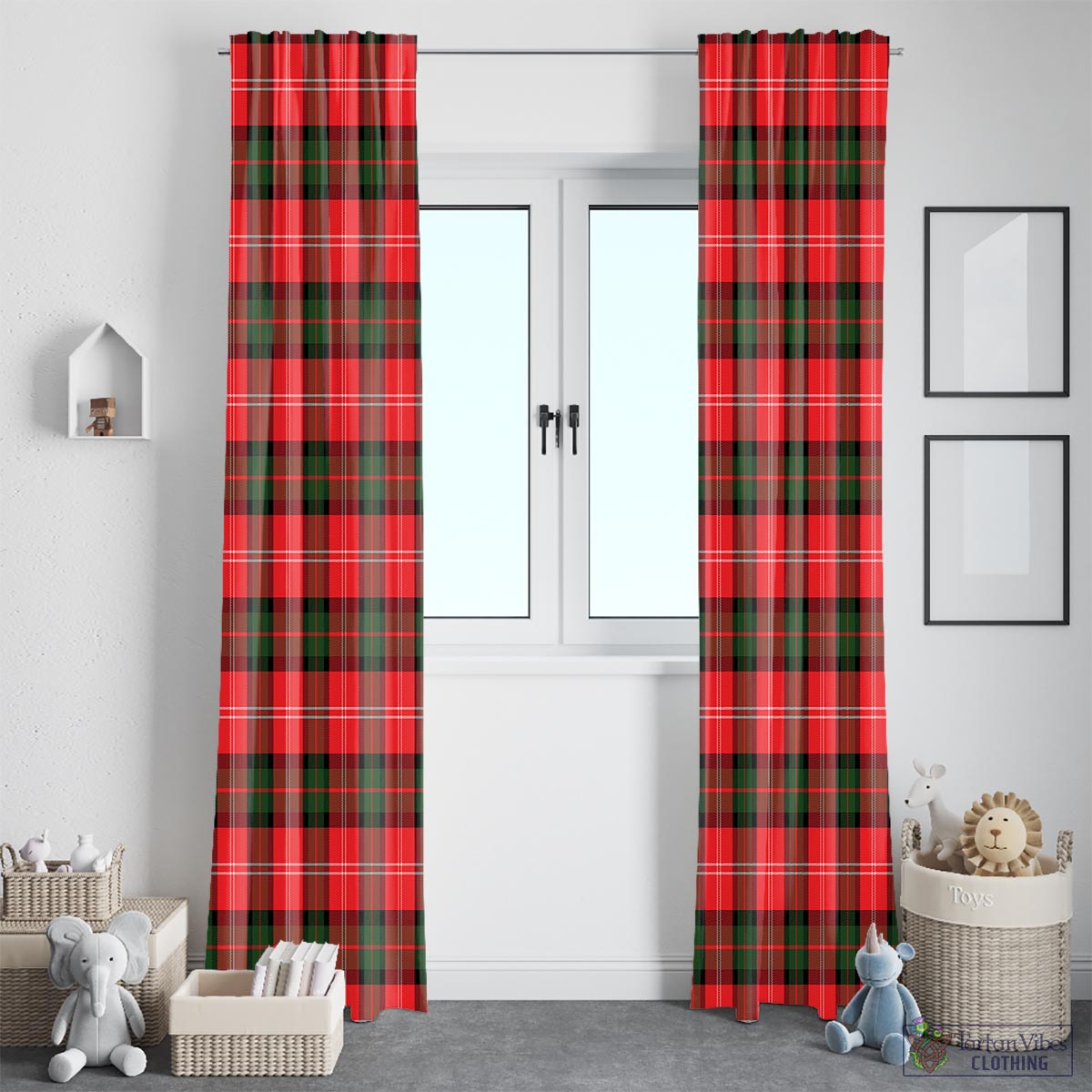 Nesbitt Modern Tartan Window Curtain