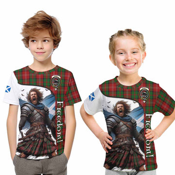 Nesbitt (Nisbet) Crest Tartan Kid T-Shirt Inspired by the Freedom of Scottish Warrior