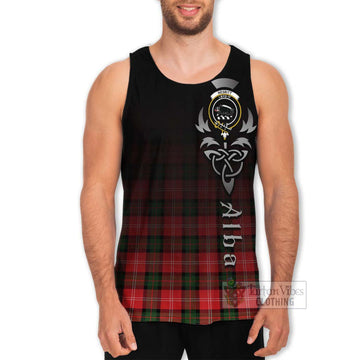 Nesbitt (Nisbet) Tartan Men's Tank Top Featuring Alba Gu Brath Family Crest Celtic Inspired