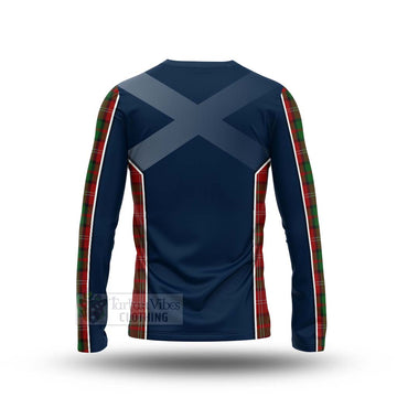 Nesbitt (Nisbet) Tartan Long Sleeve T-Shirt with Family Crest and Scottish Thistle Vibes Sport Style