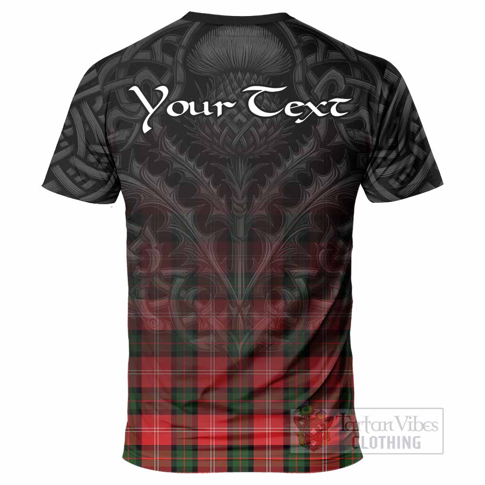 Tartan Vibes Clothing Nesbitt (Nisbet) Tartan T-Shirt with Family Crest Celtic Thistle Vibes