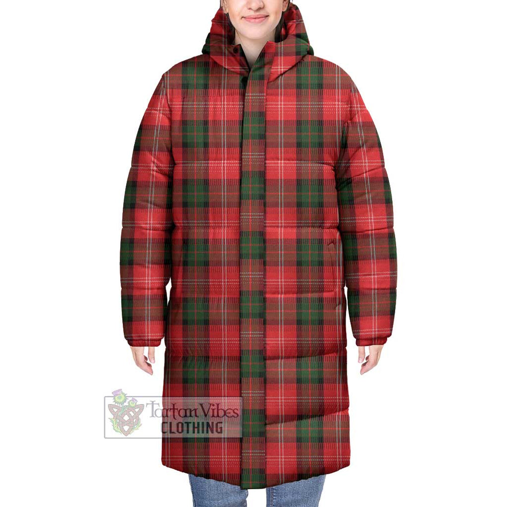 Tartan Vibes Clothing Nesbitt (Nisbet) Tartan Long Down Jacket