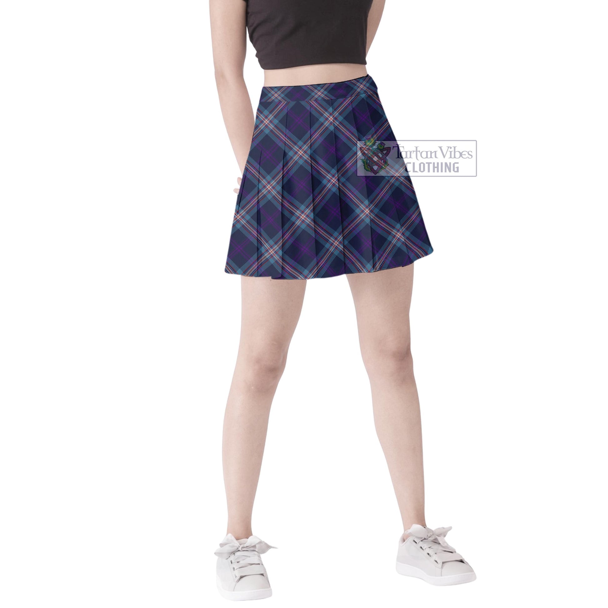 Tartan Vibes Clothing Nevoy Tartan Women's Plated Mini Skirt