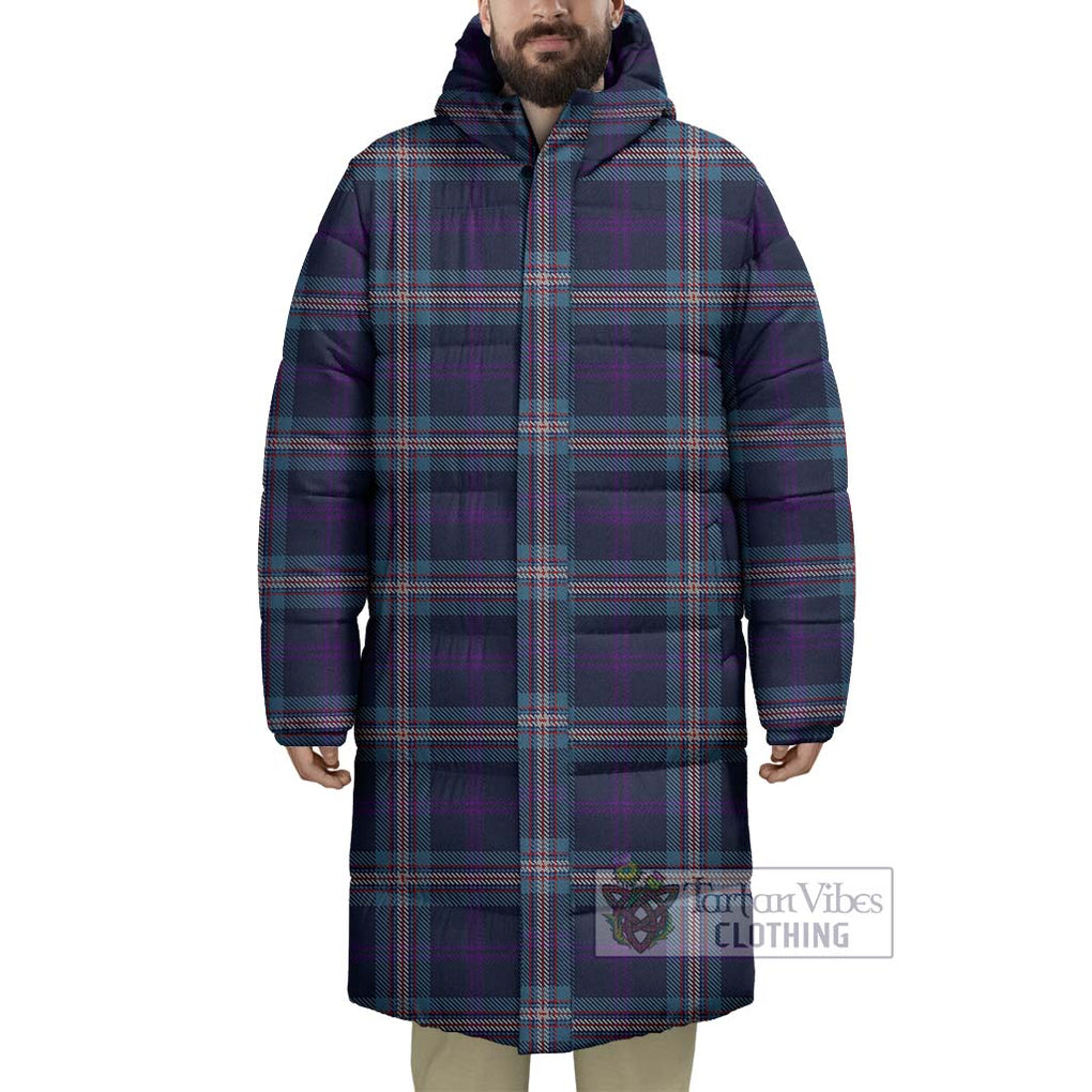 Tartan Vibes Clothing Nevoy Tartan Long Down Jacket