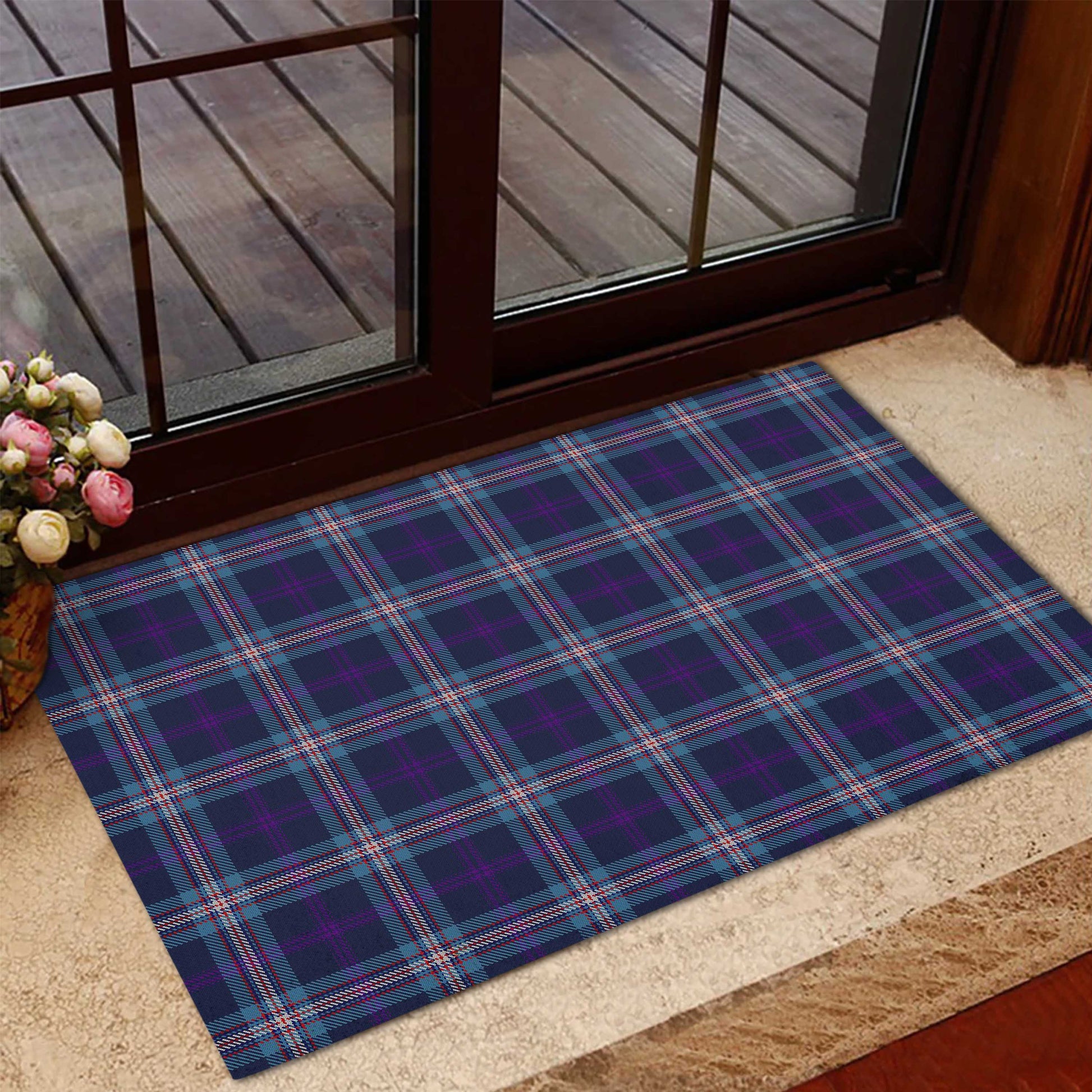 Nevoy Tartan Door Mat - Tartanvibesclothing