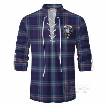 Nevoy Tartan Ghillie Kilt Shirt with Family Crest DNA In Me Style