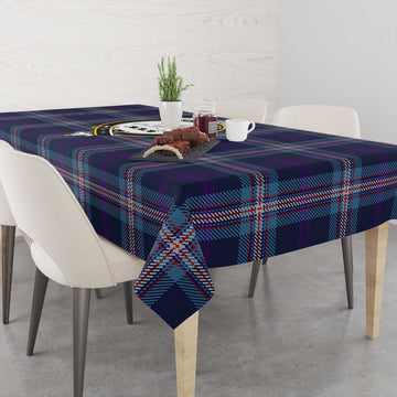 Nevoy Tartan Tablecloth with Family Crest