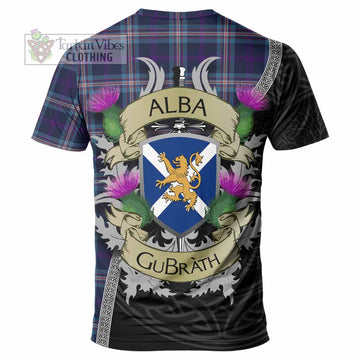 Nevoy Tartan Family Crest T-Shirt Lion Rampant Royal Thistle Shield Celtic Inspired - Tartan Vibes Clothing