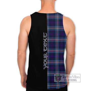 Nevoy Tartan Men's Tank Top with Family Crest and Half Of Me Style