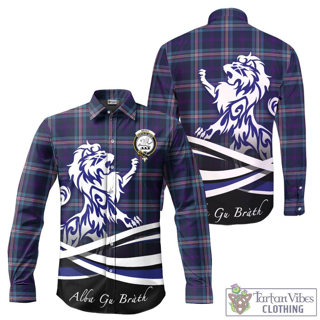 nevoy-tartan-long-sleeve-button-up-shirt-with-alba-gu-brath-regal-lion-emblem
