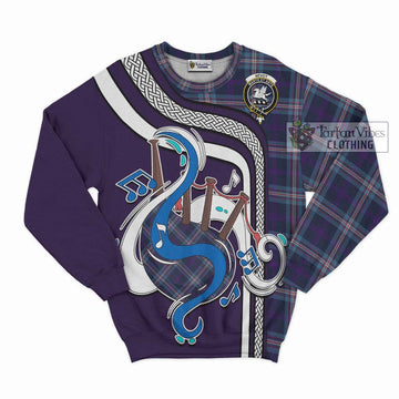 Nevoy Tartan Sweatshirt with Epic Bagpipe Style