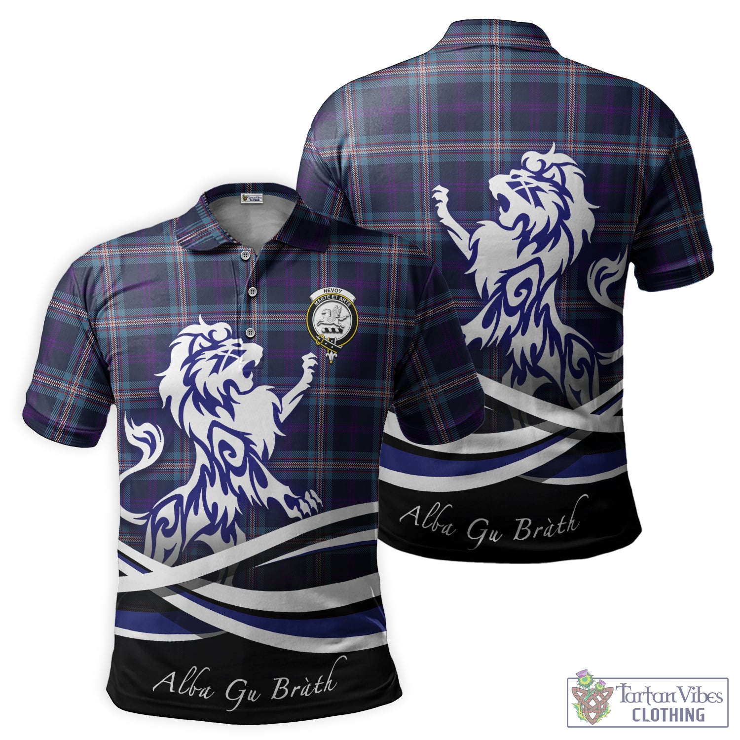 nevoy-tartan-polo-shirt-with-alba-gu-brath-regal-lion-emblem