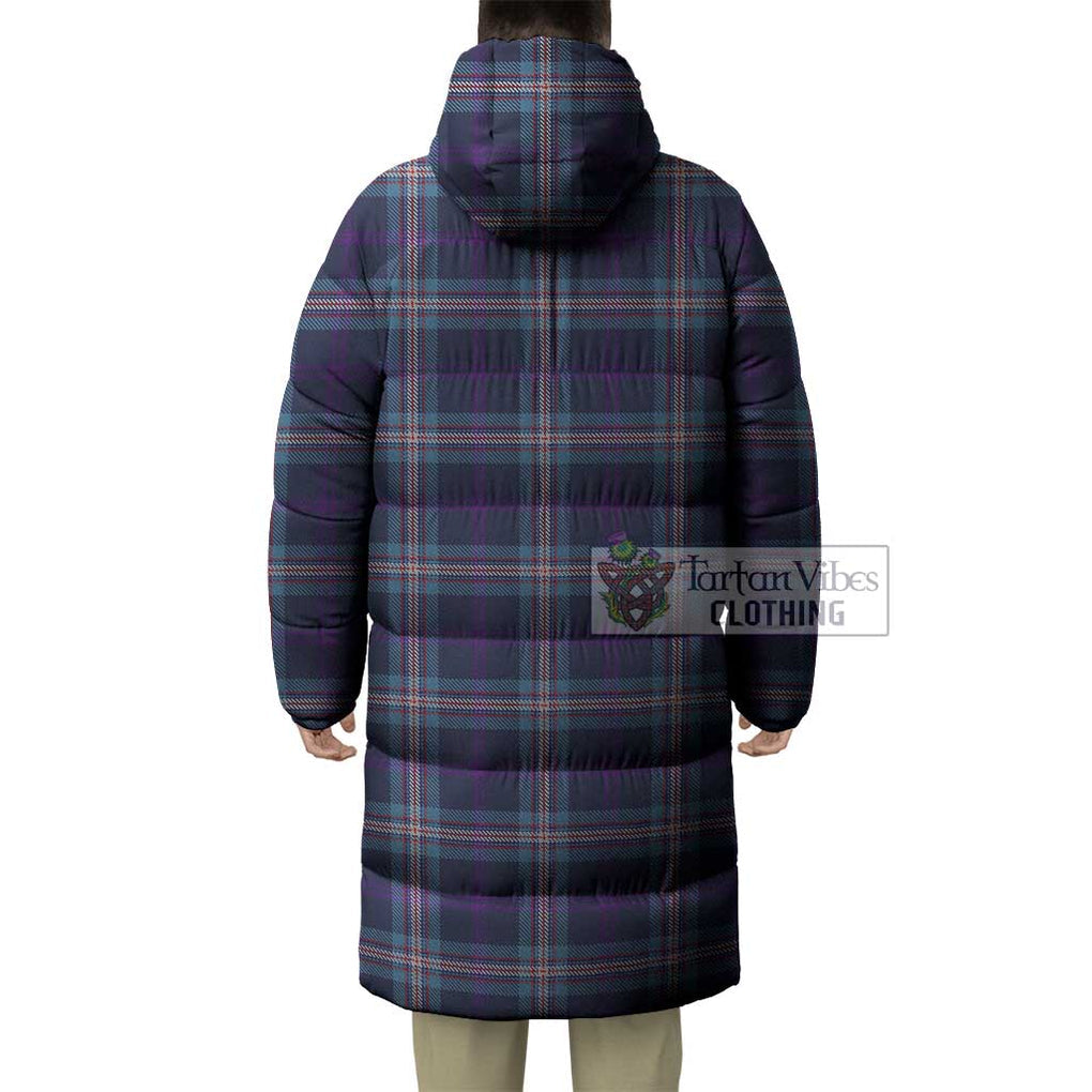 Tartan Vibes Clothing Nevoy Tartan Long Down Jacket