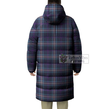 Nevoy Tartan Long Down Jacket