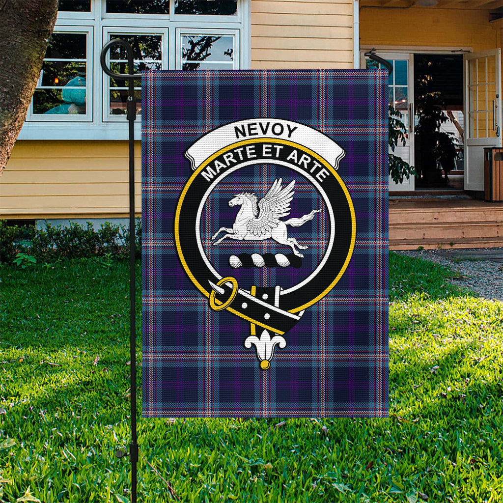 Nevoy Tartan Flag with Family Crest - Tartan Vibes Clothing