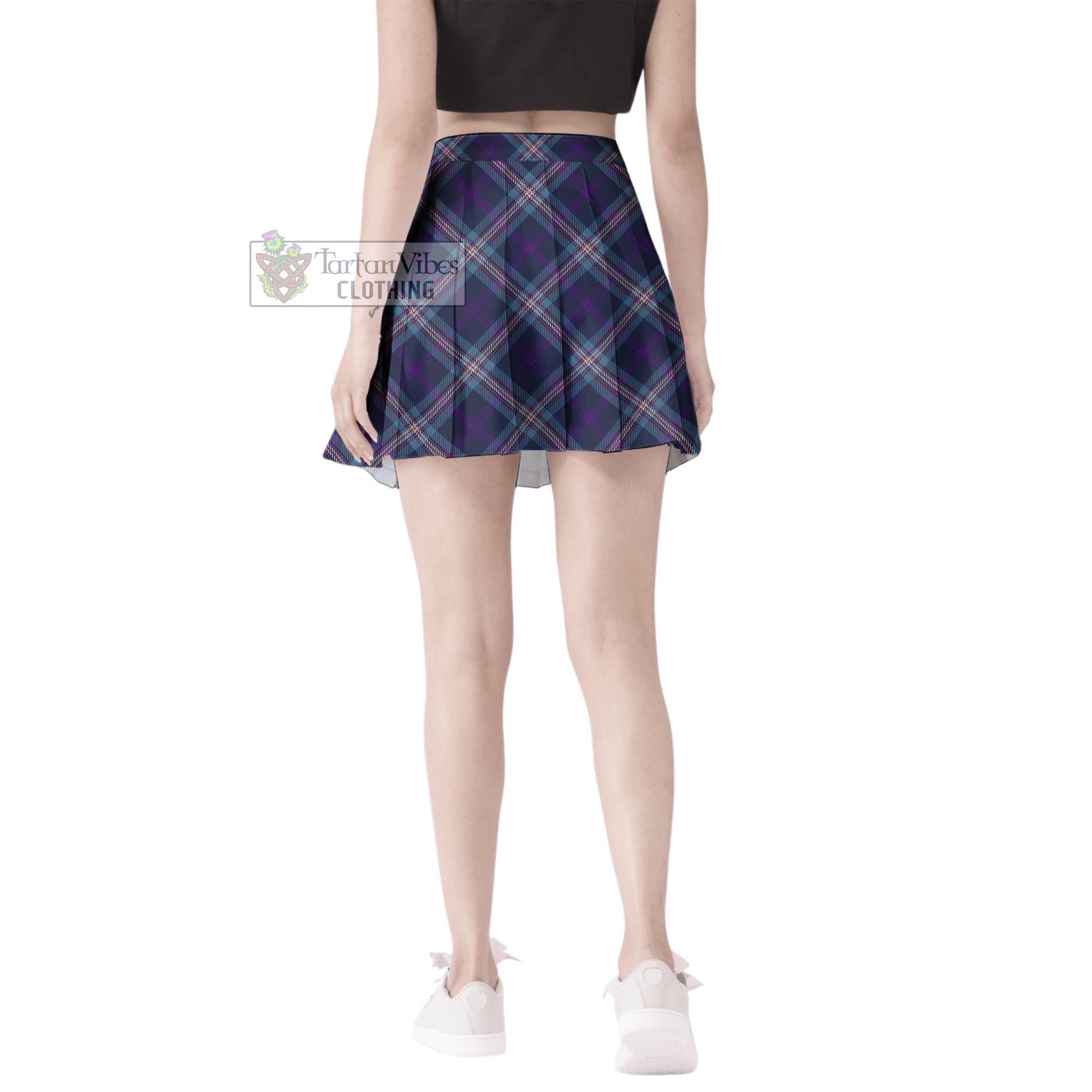 Tartan Vibes Clothing Nevoy Tartan Women's Plated Mini Skirt