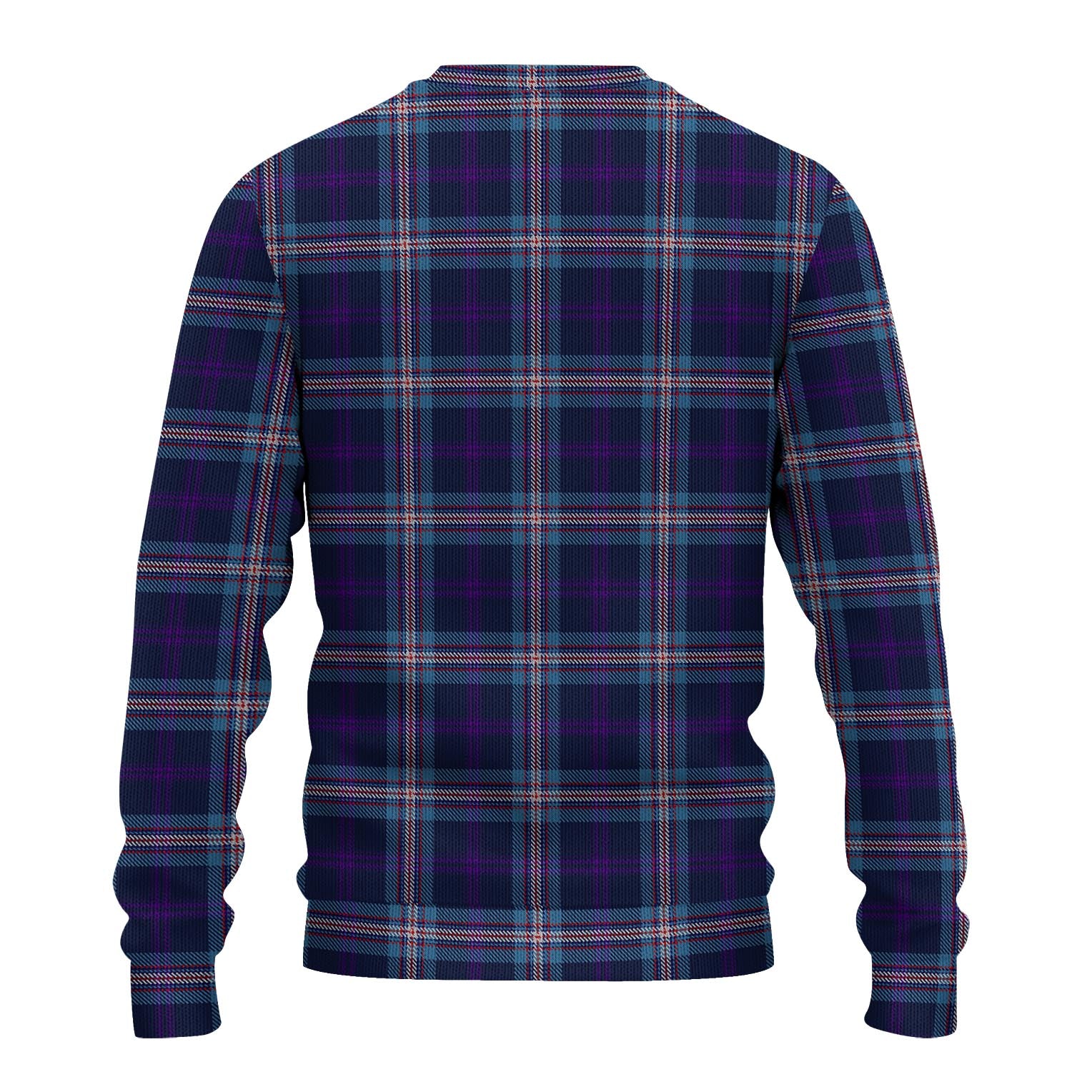 Nevoy Tartan Knitted Sweater with Family Crest - Tartanvibesclothing