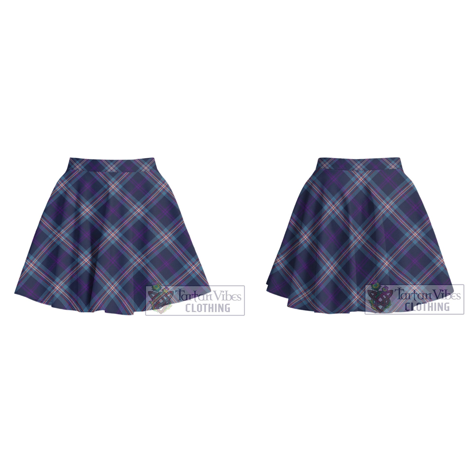 Tartan Vibes Clothing Nevoy Tartan Women's Plated Mini Skirt