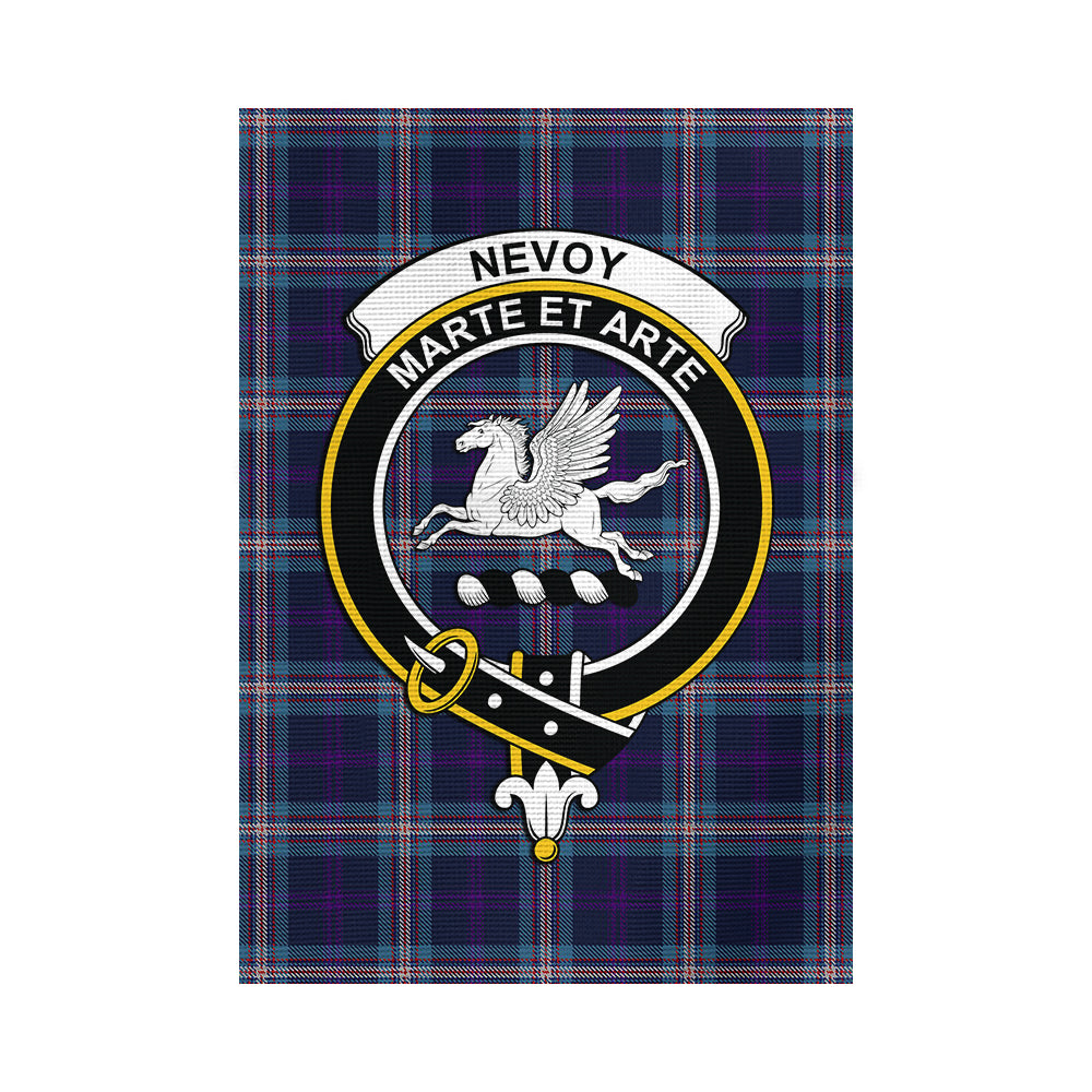 Nevoy Tartan Flag with Family Crest - Tartan Vibes Clothing