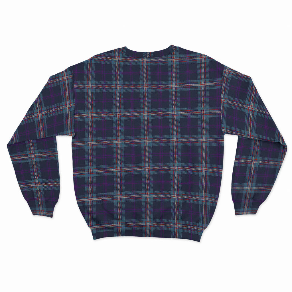 Nevoy Tartan Sweatshirt with Family Crest - Tartan Vibes Clothing