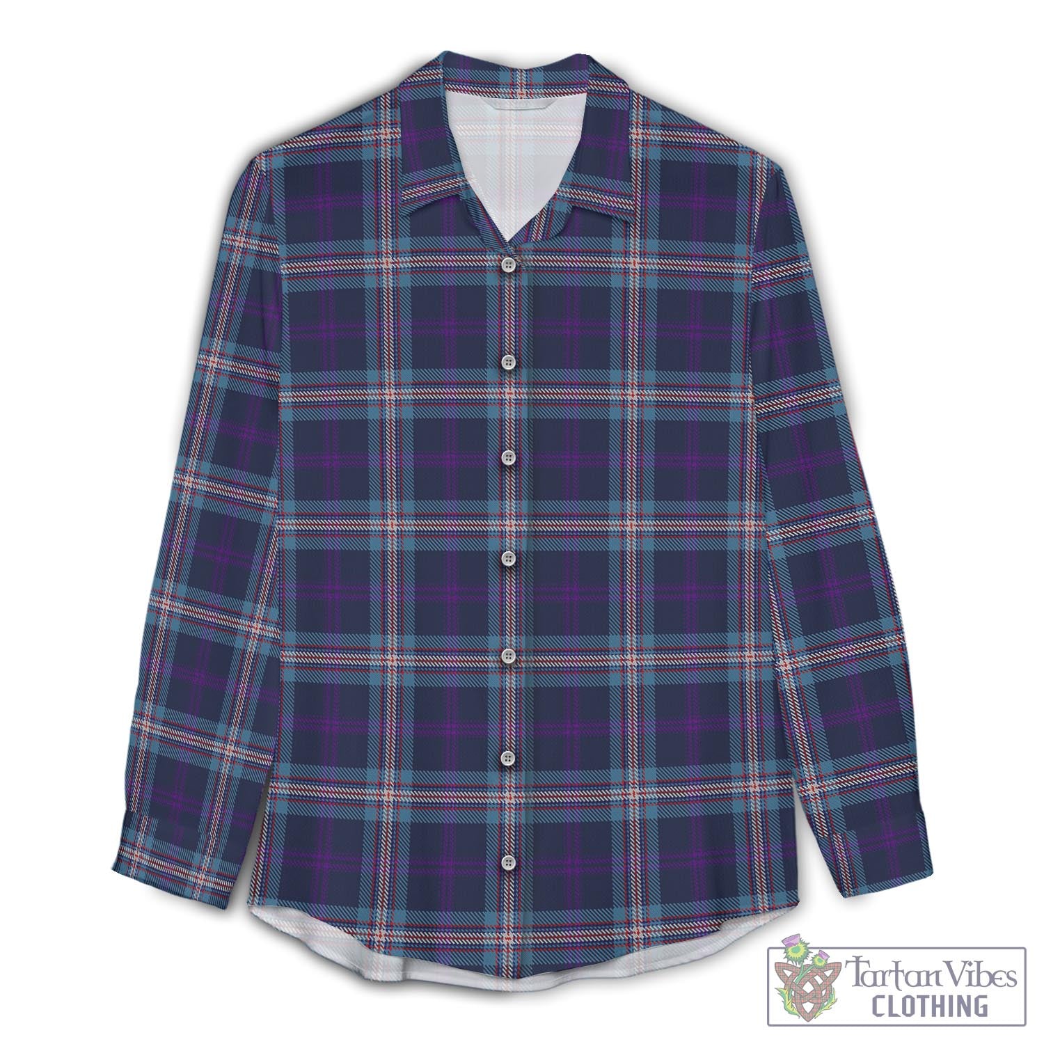 Nevoy Tartan Womens Casual Shirt