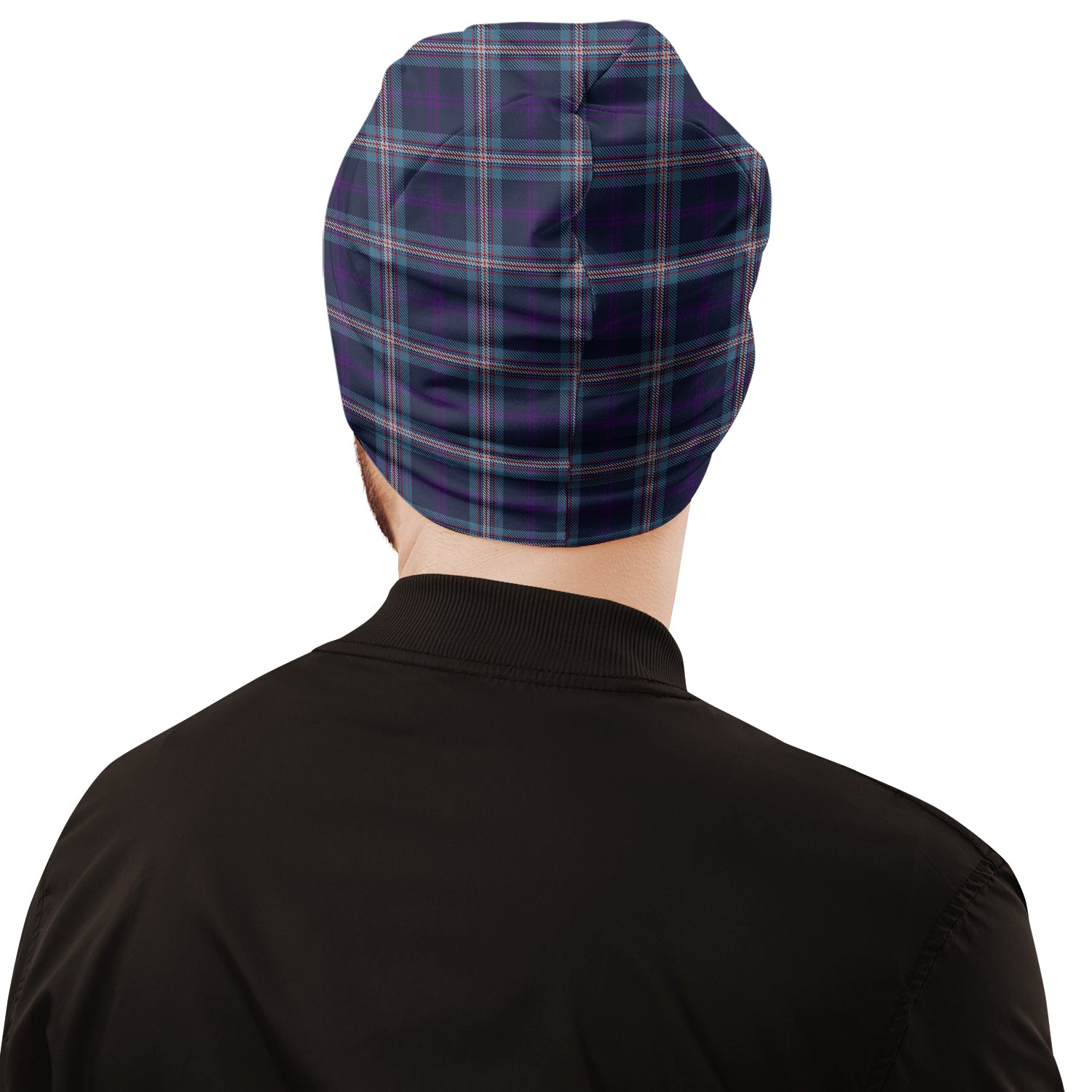 Nevoy Tartan Beanies Hat with Family Crest - Tartan Vibes Clothing