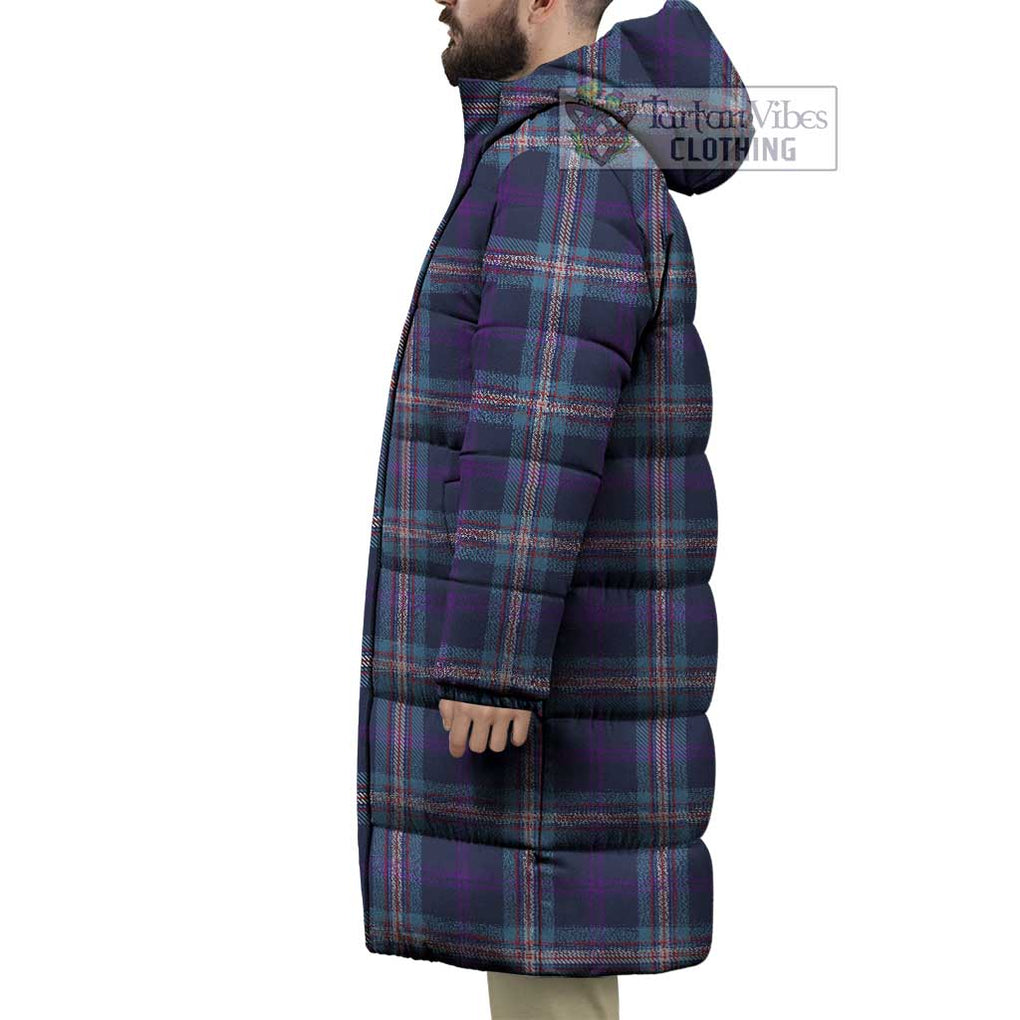 Tartan Vibes Clothing Nevoy Tartan Long Down Jacket