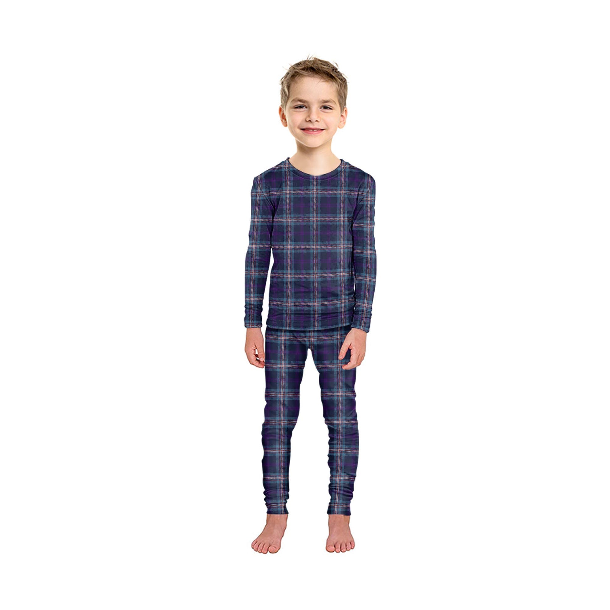Nevoy Tartan Pajamas Family Set - Tartanvibesclothing