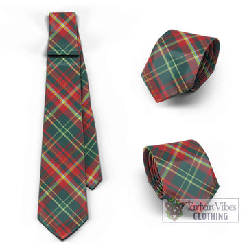 New Brunswick Province Canada Tartan Classic Necktie Cross Style