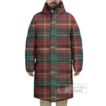 New Brunswick Province Canada Tartan Long Down Jacket