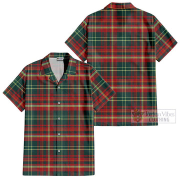 New Brunswick Province Canada Tartan Cotton Hawaiian Shirt