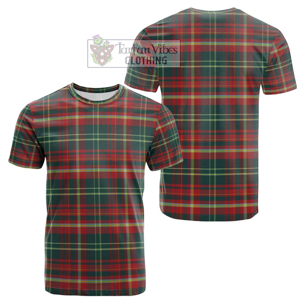 Tartan Vibes Clothing New Brunswick Province Canada Tartan Cotton T-Shirt