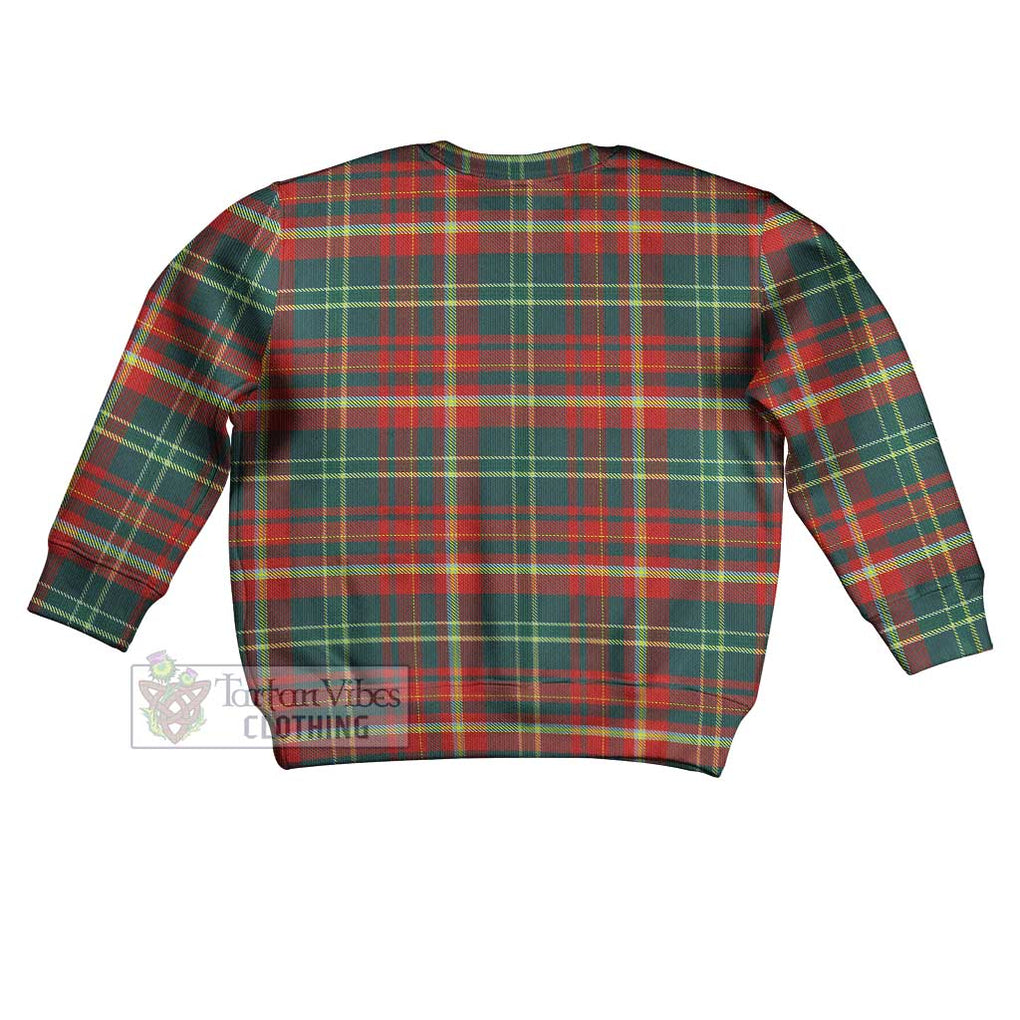 Tartan Vibes Clothing New Brunswick Province Canada Tartan Kid Ugly Sweater