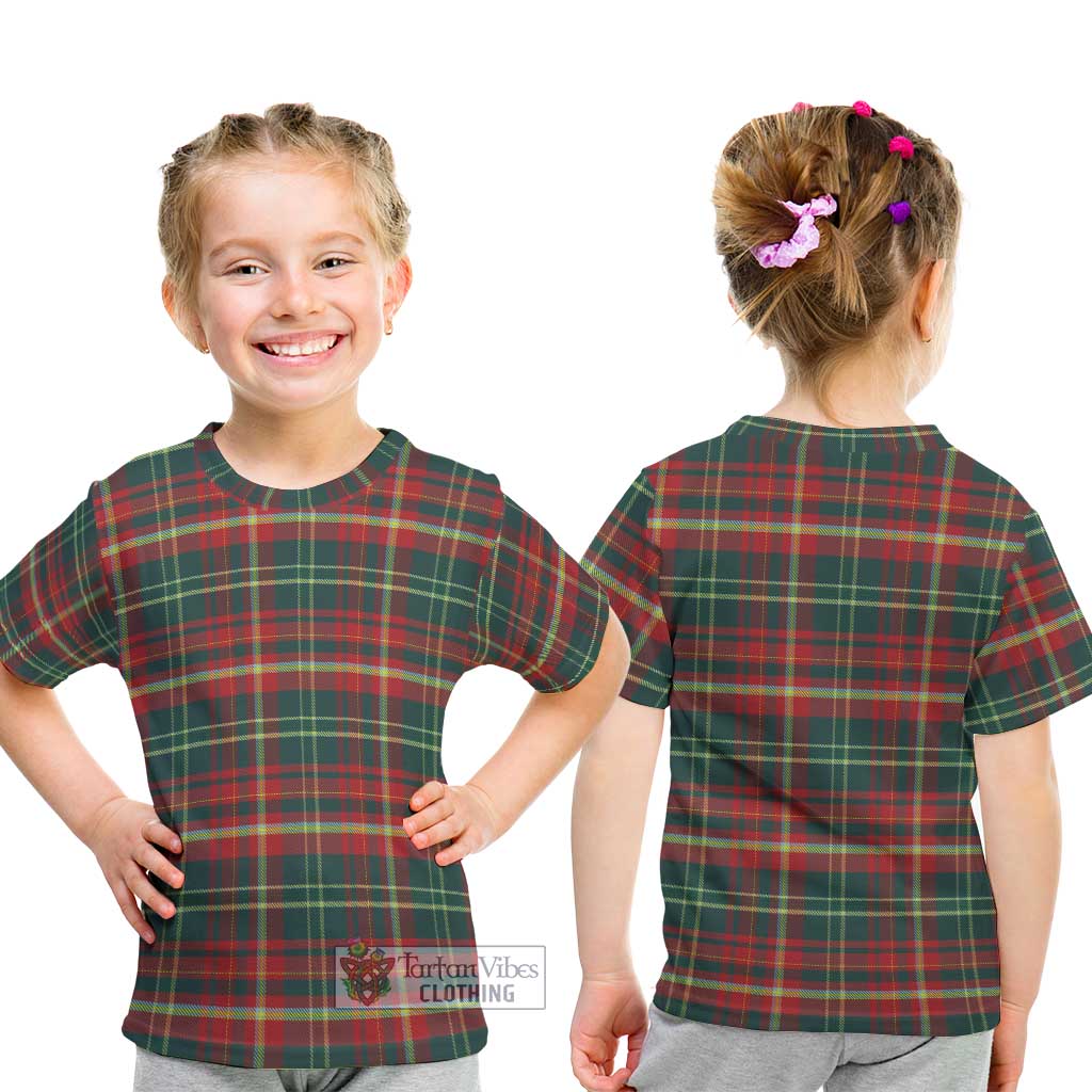 Tartan Vibes Clothing New Brunswick Province Canada Tartan Kid T-Shirt